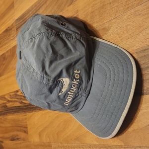 Nantucket Embroidered Green Ballcap Hat